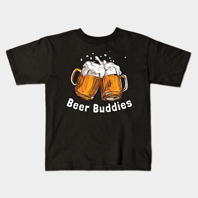 Beer Buddies Kids T-Shirt by Arch City Tees